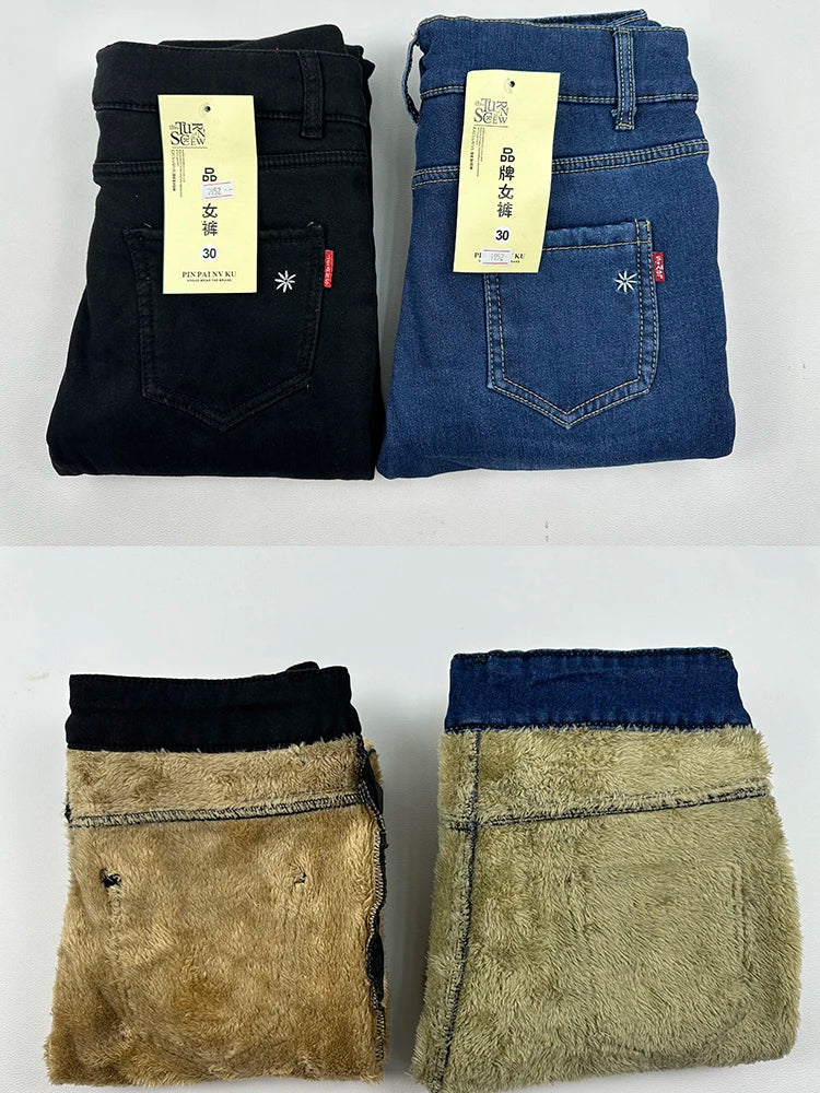 Winter Pencil Jeans Women