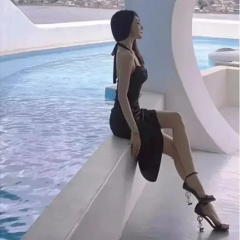 High Heels, Sharp Pointed Suede Pumps